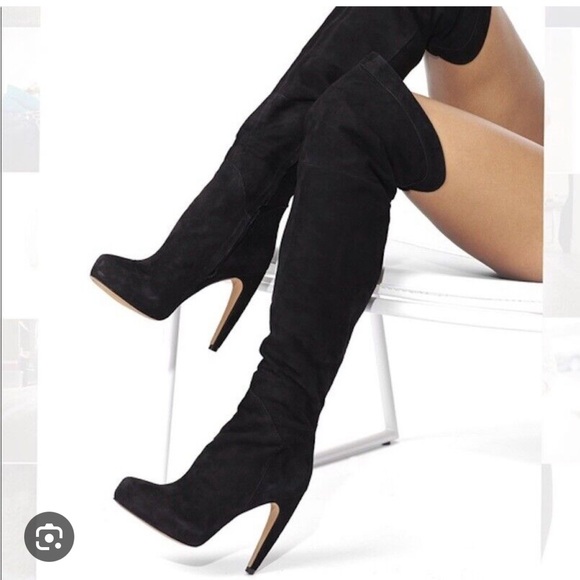 Sam Edelman Amber Over The Knee Suede Boots - Picture 5 of 5